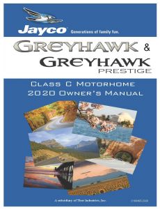 2020 Greyhawk/ Greyhawk Prestige Owner's Manual